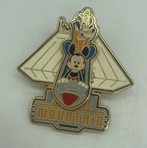 Disney Space Mountain Tomorrowland Mickey Mouse &amp; Goofy Slider Pin 2006 ... - $14.01