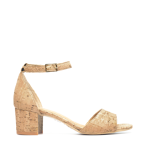 Vegan Heel Sandal Open Toe Organic Ankle-Strap Buckle Casual Elegant Bre... - £85.03 GBP