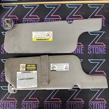 98-03 Ford F150 SUN VISORS Right Left Visor Ford XL Pair Grey - $59.95