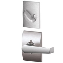 Schlage Residential Lever Lock  Strike Satin Chrome Finish F59ela626cen ... - $28.04