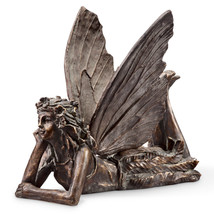 SPI Polyresin Fairy at Rest Garden Sculpture - £170.54 GBP
