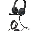 Cyber Acoustics 3.5mm Stereo Headset (AC-5002) with Noise Canceling Micr... - £21.85 GBP