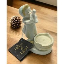 House Of Lloyd Figurine Farm Girl with Goose Bath Time Tub Vintage - £9.71 GBP