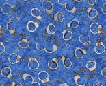 Cotton Hand Cuffs Blue True Detective Cotton Fabric Print by the Yard D6... - $15.95
