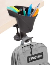 Stand Steady Pen Cup, Original 3-In-1 Desk Organizer Caddy, Free Up Desk, Black - £36.18 GBP