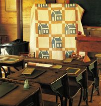 Best Loved Schoolhouse Quilt Sew Pattern Flexible Plastic Template - £7.89 GBP