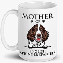 Mother Of English Springer Spaniels Mug, Dog Mom, Paw Pet Lover, Gift For Women, - £13.54 GBP