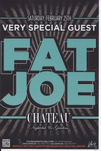 FAT JOE @ CHATEAU Nightclub Las Vegas Promo Card - $1.95
