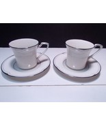 Noritake Sterling Cove (7720) Pair of Cups &amp; Saucers ~ nice ones ~ have ... - $9.99