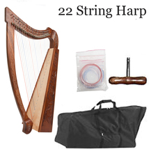Engraved 22 String Celtic Style Harp  - $320.00