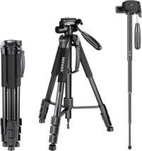 Neewer Portable Aluminum Alloy Camera 2-In-1 Tripod Monopod, Dv Video Ca... - $58.93