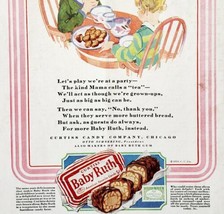 1929 Baby Ruth Curtiss Advertisement Antique Candy Bar Ephemera - £31.44 GBP
