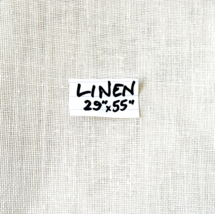 Antique White 26 Count Linen Cross Stitch Fabric 100% Linen 29&quot; x 55&quot; - £37.48 GBP