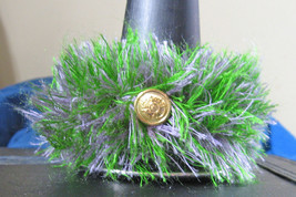 Clarinet Decor/Bell Bottom Boa/Purple/Green/Goldtone Buttons/Mardi Gras!  - $5.99