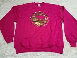 Vintage Grand Traverse Resort The Bear Crewneck Sweatshirt Pink Gold Cre... - €4,22 EUR