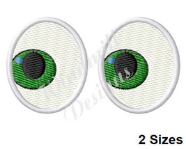Teddy Bear Green Eyes - Machine Embroidery Design - £2.78 GBP