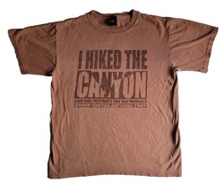 Prairie Mountain Mens T-Shirt Size M Brown GRAND CANYON Leave Nothing Vintage - $12.86