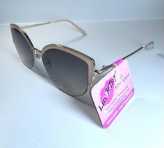 NEW BETSEY JOHNSON  Luv Betsey Beige Gold Leopard LUV 23 219 Sunglasses ... - $39.99