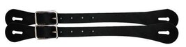 Western Saddle Horse Black Harness Leather Spur Straps pr Great with you... - £10.20 GBP