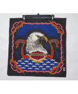 Vtg Harley Davidson EAGLE Bandana Headband Handkerchief Retro USA Biker ... - $360.74 MXN