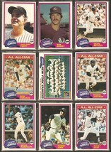 1981 Topps New York Yankees Team Lot 27 Diff Reggie Jackson Gossage Guidry Team  - £4.69 GBP