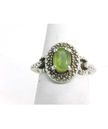 PERIDOT Vintage RING in STERLING Silver by Designer RSE - Size 6 - £35.18 GBP