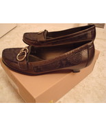 Alex Marie Size 9 Medium Mica Gray Silver Reptile Print Thick Kitten Hee... - $39.99