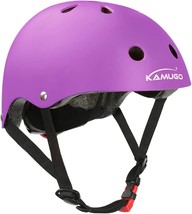 Kamugo Kids Bike Helmet,Toddler Helmet Adjustable Kids Bicycle Helmet Girls Or - £35.17 GBP