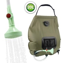 Bolsa ducha Solar acampar 20L calefacción portátil agua cabezal ducha se... - $26.28