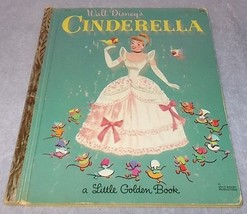 Walt Disney Cinderella Little Golden Book D114 - £4.74 GBP