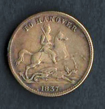 United Kingdom 1837-40 Cumberland Jack Milled Round Token - Victoria To ... - $9.50