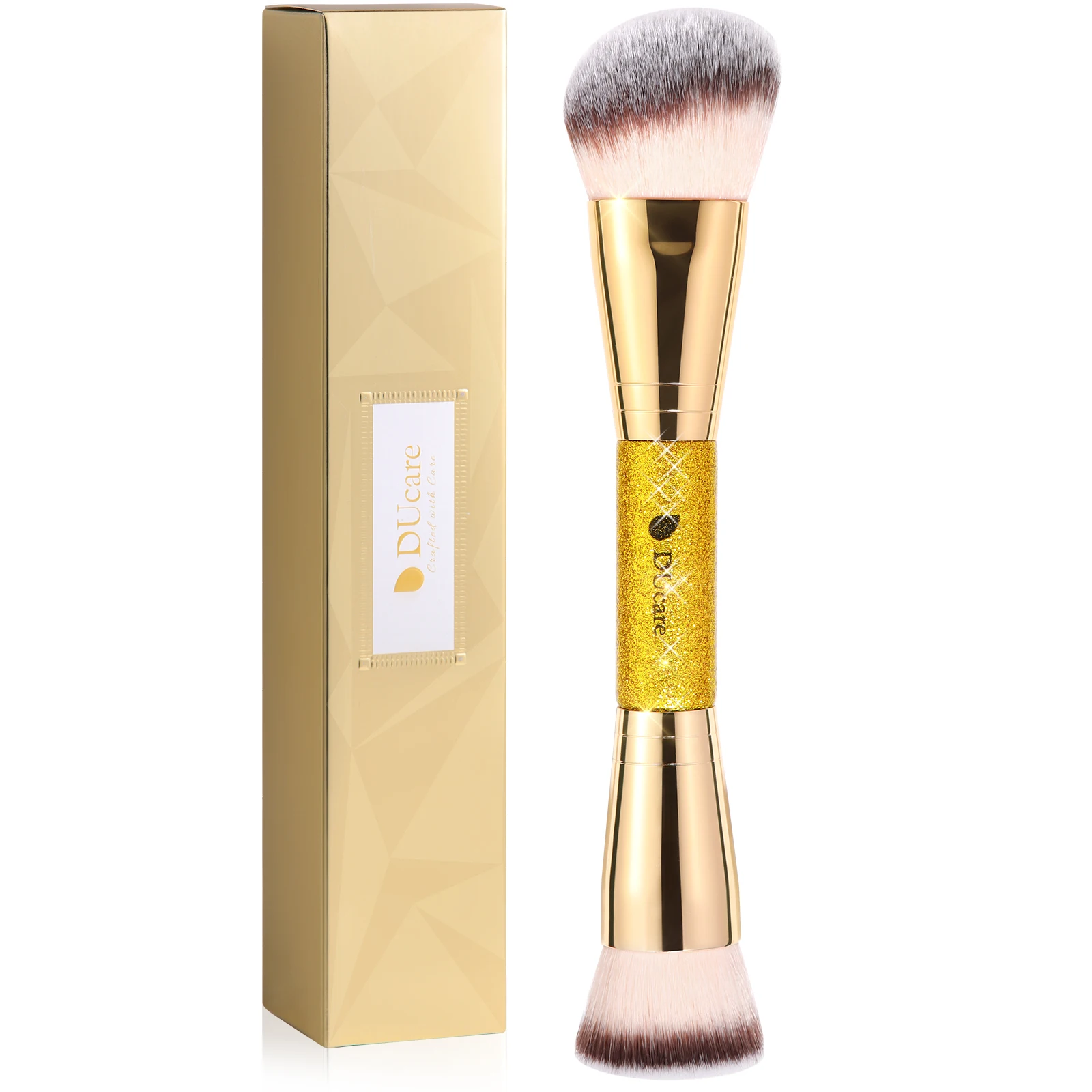 DUcare Dual-ended Sculpting Foundation Makeup Brushes Powder Concealer Blush Bru - $64.93