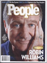 ROBIN WILLIAMS @ People Magazine Aug 25,2014 - £3.10 GBP