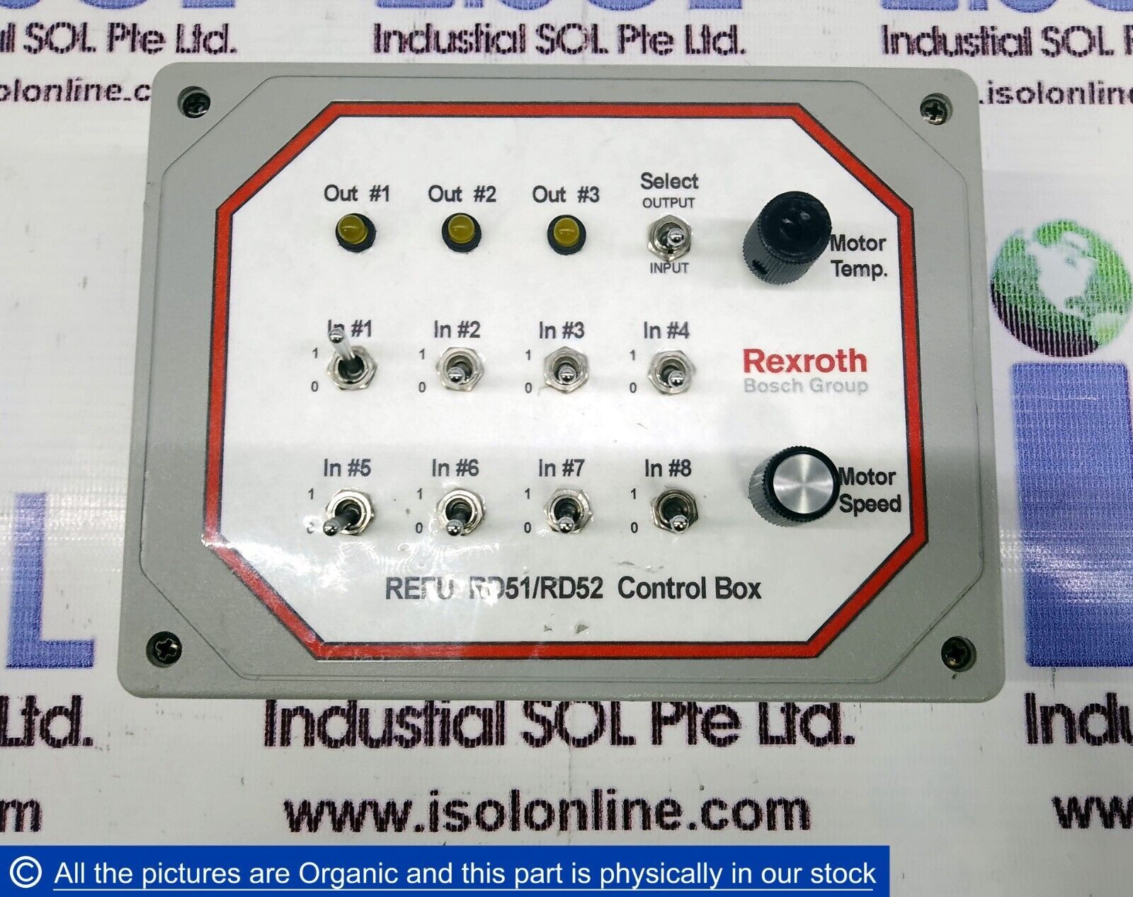 Rexroth Bosch REFU RD51/RD52 Motor Temperature / Speed Control Box 8-In ... - $399.00