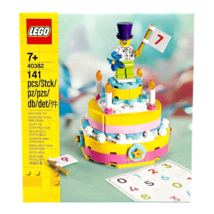 Lego Birthday Cake Set (40382) 141 Pieces W Minifigure Sealed Exclusive! - £19.21 GBP