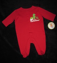 INFANTS 0-3 MONTHS - Circo - Footed My First Christmas Red SLEEPER - £7.83 GBP