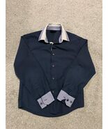 Deloras Polo Button Up Shirt, Kids, Dark Blue - $11.87