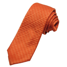 The Tie Bar Men&#39;s Silk Chiffon Skinny Tie Stripe Pattern Stain Resistant... - £11.09 GBP