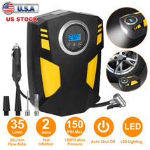 150Psi Car Tire Inflator 12V Digital Car Air Pump Compressor Electric Ai... - £25.77 GBP