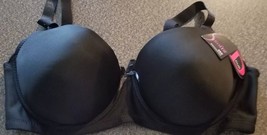 Sofra Brand ~ Women&#39;s Size 36D ~ Full Coverage ~ Solid Black Colored Bra - £11.76 GBP