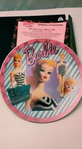 New Barbie Collector Plate 35th Anniversary Enesco Japan COA Original Box 1993 - $19.90