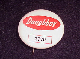 Doughboy Industries Employee Pinback Button, no. 1770  - £5.93 GBP