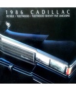 1986 Cadillac DE VILLE FLEETWOOD SEVENTY FIVE sales brochure catalog US 86 - £6.17 GBP