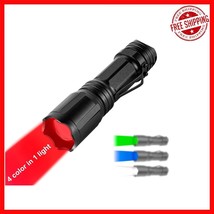 Pocket-Sized Multicolor Flashlight with Zoom - Ideal for Night Adventures - $761.84 MXN