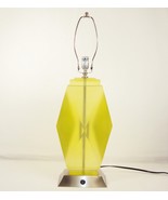 Translucent Poly Resin Table Lamp w/120V Outlet ~Nickel Base (No Shade) ... - £70.48 GBP