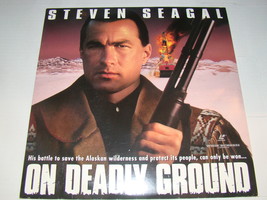 LASERDISC - STEVEN SEAGAL - ON DEADLY GROUND - $45.00