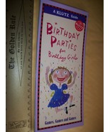 Klutz Party Guide Book Girl Birthday Parties Idea Booklet Games Fun Them... - $84.62 MXN