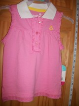 Fashion Gift Healthtex Baby Clothes 18M Infant Girl Pink Anchor Polo Shi... - £5.27 GBP