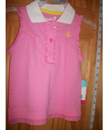 Fashion Gift Healthtex Baby Clothes 18M Infant Girl Pink Anchor Polo Shi... - $9.10 CAD