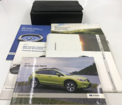 2014 Subaru XV Crosstrek Hybrid Owners Manual Set with Case J02B12063 - £63.81 GBP